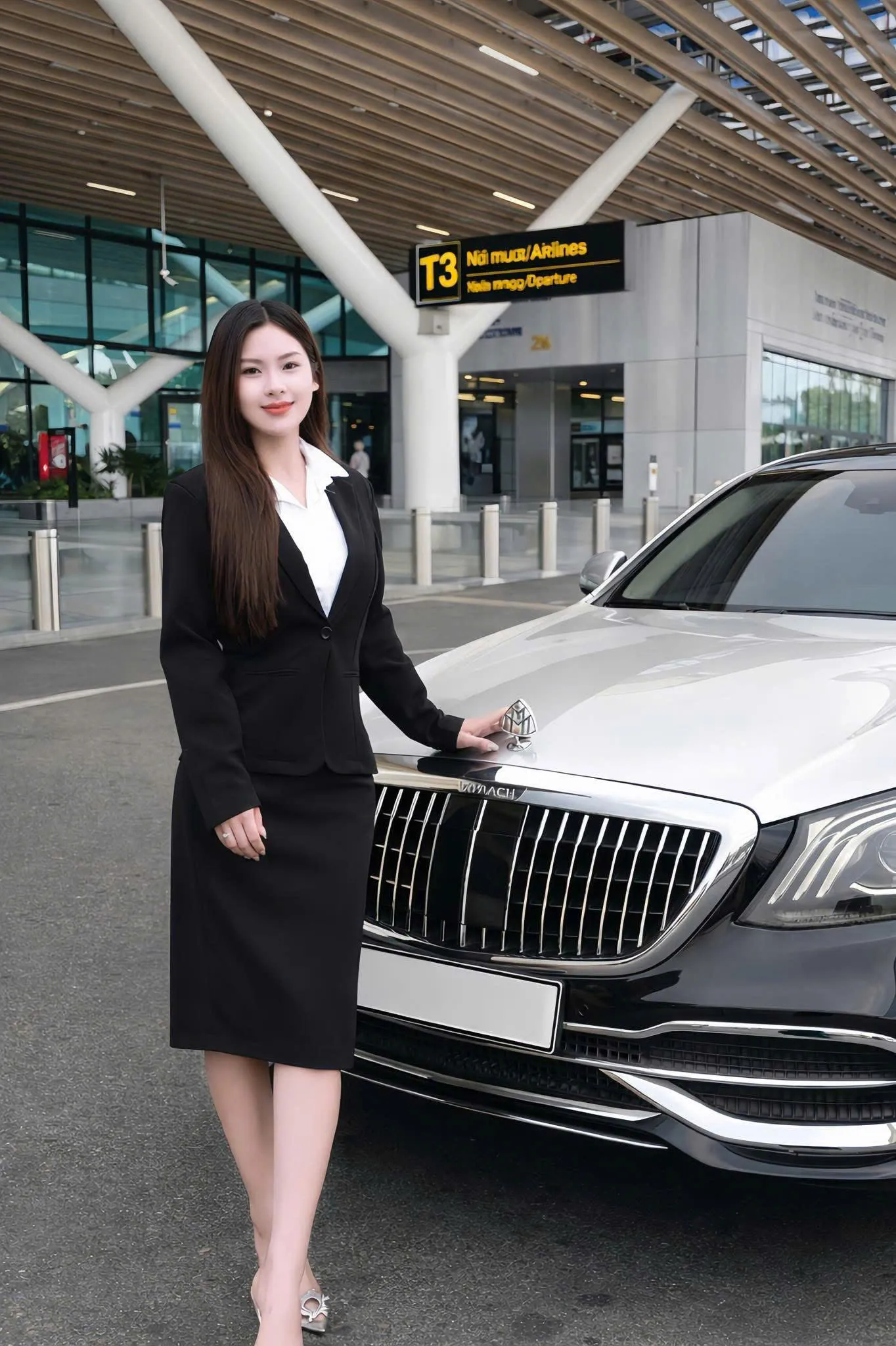 Airport transfer Vietnam - Maybach chauffeur pickup service